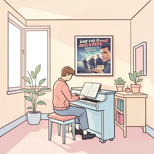 彼はこの映画の主題歌を作曲した - Bildwörterbuch