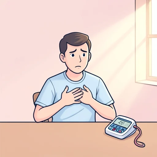 彼は高血圧で心臓が心配だ - Bildwörterbuch