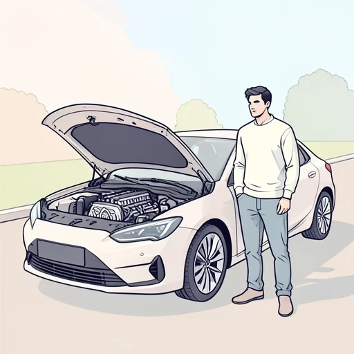 彼は強力なエンジンを搭載した車を買った - Bildwörterbuch