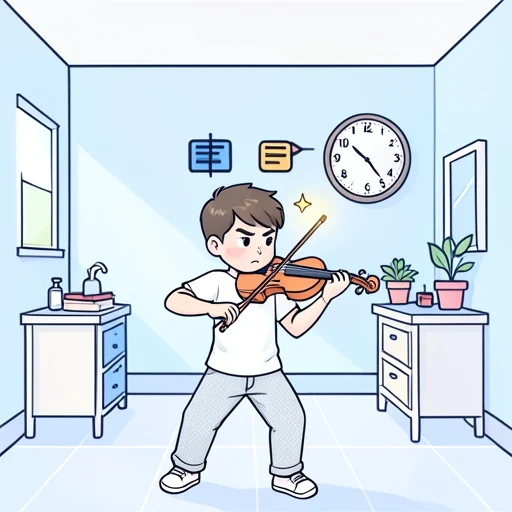 彼は毎日練習しているから上手になるに違いない - Illustrated Dictionary