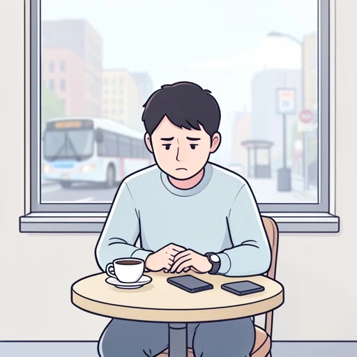 彼はもしかすると来ないかもしれない - Bildwörterbuch