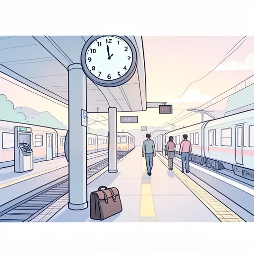 彼はもう駅に着いたはずです。 - Từ điển minh họa