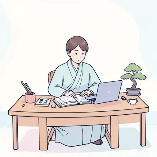 彼は日本に十年住んでいるから日本語が上手なわけだ - Illustrated Dictionary