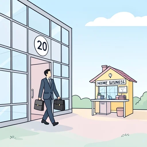 彼は20年勤めた会社を辞めて独立した - Bildwörterbuch