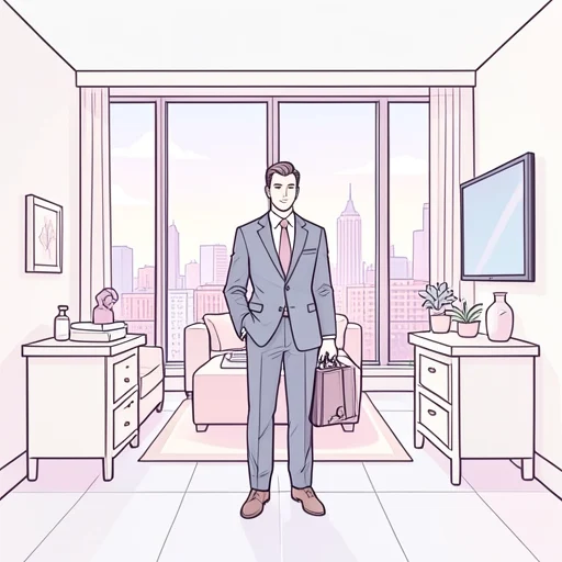 彼はお金持ちだ - Bildwörterbuch