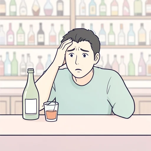 彼は酒に酔って記憶がない - Bildwörterbuch