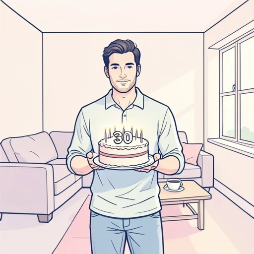 彼は30代だ - Bildwörterbuch