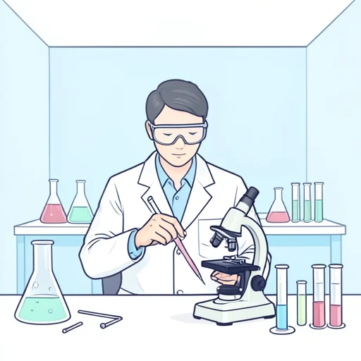 彼は精密な計器を使って実験した - Bildwörterbuch