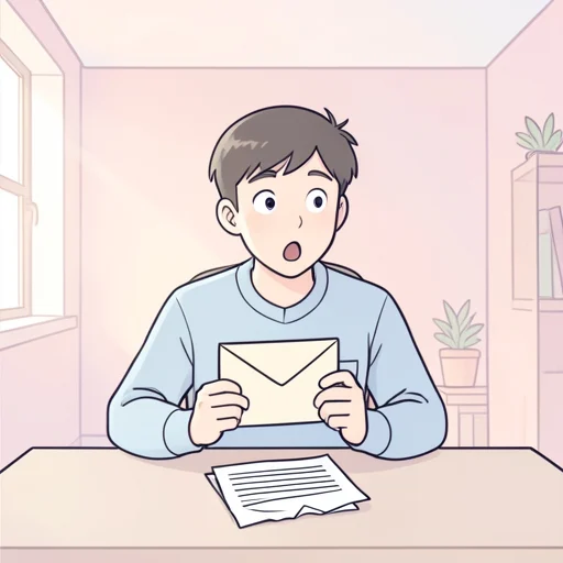 彼は試験の結果を聞いてはあっと驚いた - Bildwörterbuch