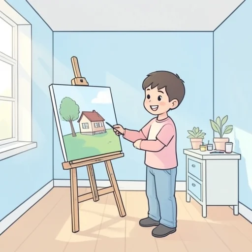 彼は初心者にしてはかなり上手だと思う - Illustrated Dictionary