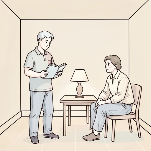 彼は単に事実を述べただけだ - Bildwörterbuch