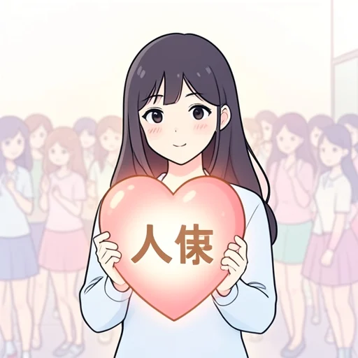 彼は若い女性から絶大な人気がある - Bildwörterbuch