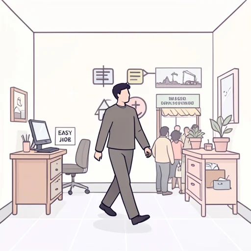 彼は容易な仕事を選んだ - Bildwörterbuch