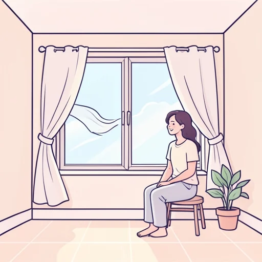風が気持ちいいから窓開けて - Bildwörterbuch