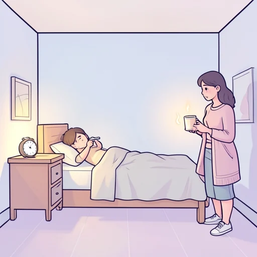 風邪をひいたので、早く寝たほうがいいです。 - Từ điển minh họa