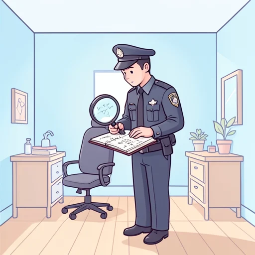 警察が事件の捜査を進めた - Bildwörterbuch