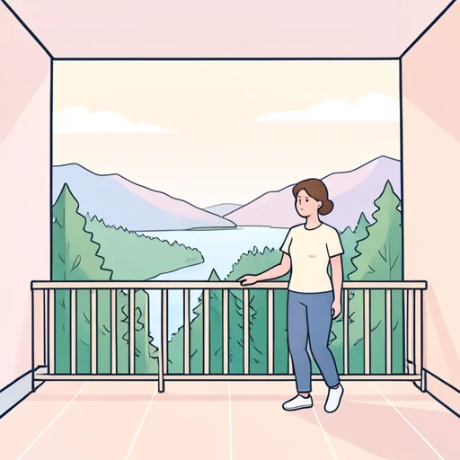 景色を一望できる - Bildwörterbuch