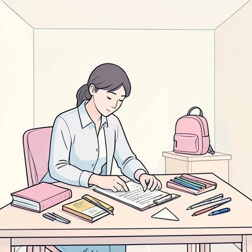 きちんと準備してほしい - Bildwörterbuch