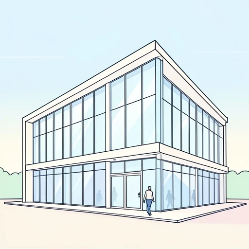 近代的な建物 - Bildwörterbuch