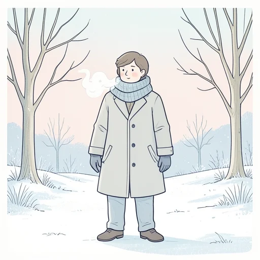 昨日は寒かったです。 - Dizionario illustrato