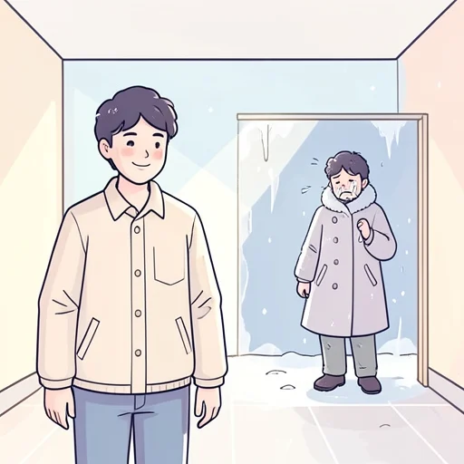 昨日より今日は暖かいです。 - Dizionario illustrato