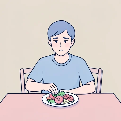 嫌いなわけではないが毎日は食べたくない - Bildwörterbuch