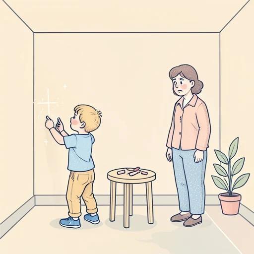 子供のいたずら - Bildwörterbuch