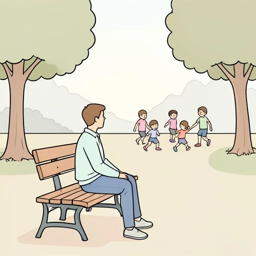 子供を観察するのが好き - Bildwörterbuch
