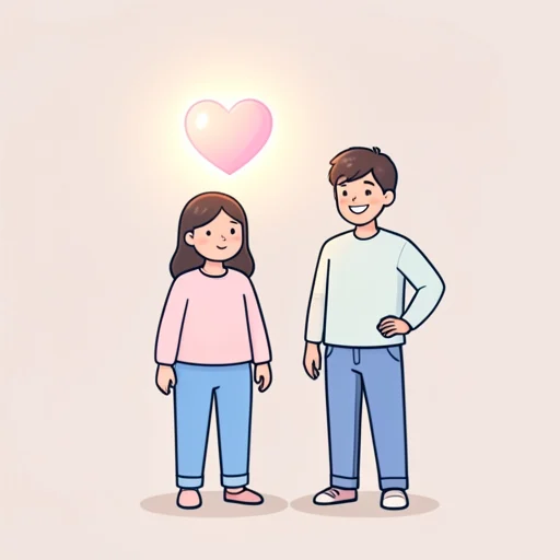 恋をしている時の彼は別人のように見える - Bildwörterbuch