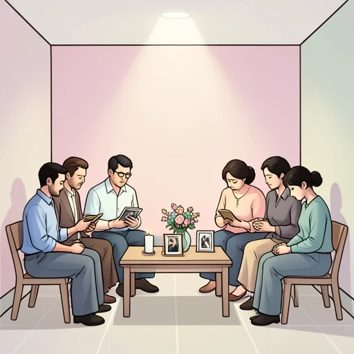 故人を偲ぶ会を開く予定です - Bildwörterbuch