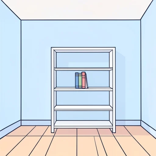 ここに本があります。 - イラスト辞典