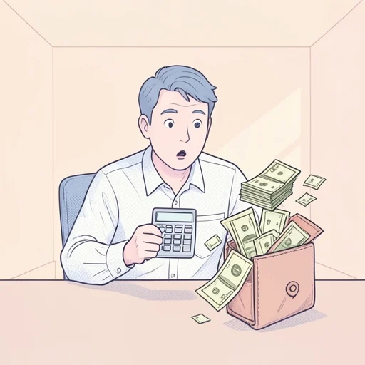 今月の支出は思ったより多かった - Bildwörterbuch