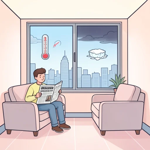 今後10年間で気候変動はますます深刻化すると予想されている - Bildwörterbuch