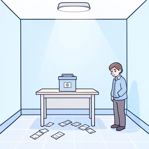 今回の選挙では有効票が少なかった - Bildwörterbuch
