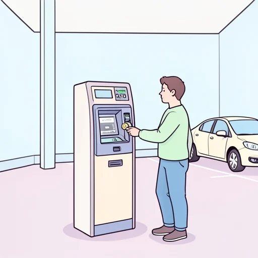 この駐車場の料金はいくらですか - Bildwörterbuch
