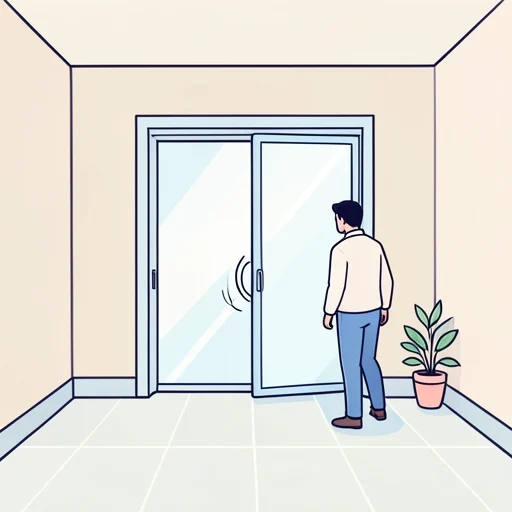 このドアは自動で開きます - Bildwörterbuch