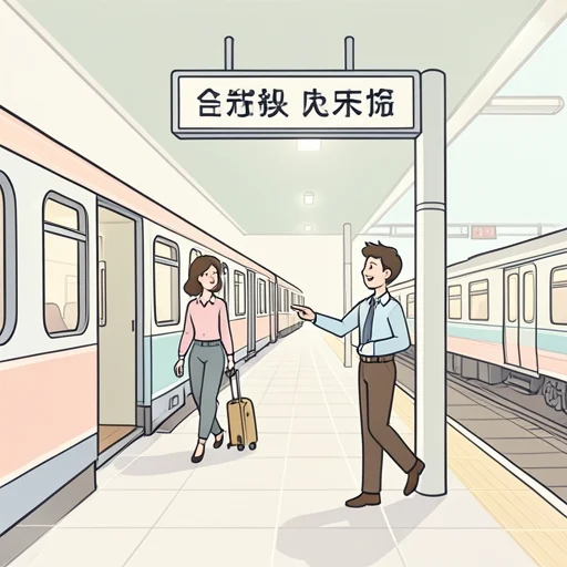 この駅で降りたほうがいいです。 - Illustrated Dictionary