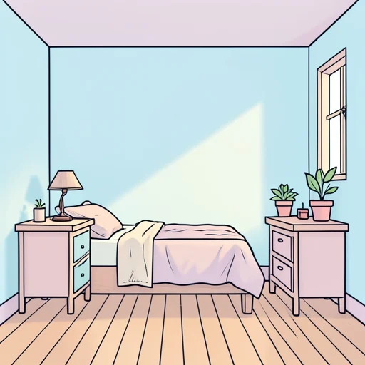 この部屋はきれいです。 - イラスト辞典