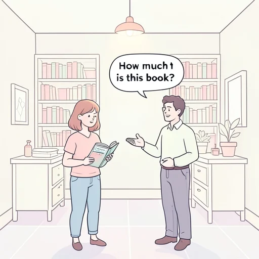 この本はいくらですか。 - Dicionário ilustrado