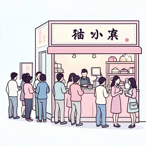 このカフェ、最近めちゃくちゃ流行ってるよね - Bildwörterbuch