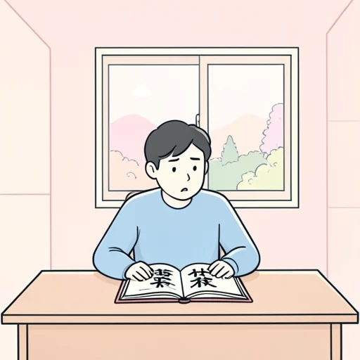 この漢字は読めません。 - Từ điển minh họa