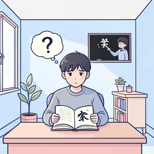 この漢字は読み方が難しいです。 - Từ điển minh họa