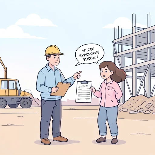 この工事の費用は誰が負担するの？ - Bildwörterbuch