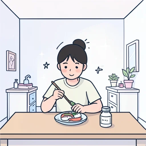 私はすしが大好きです。 - Bildwörterbuch