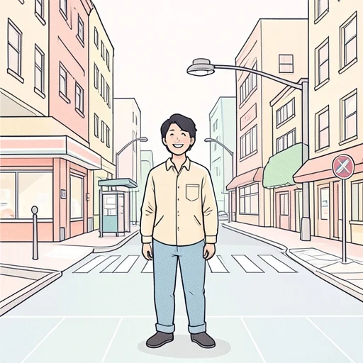 この街に慣れた - Bildwörterbuch