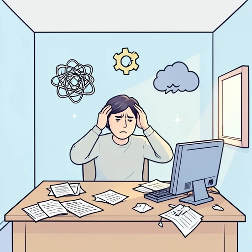 この問題が本当に厄介だ - Bildwörterbuch