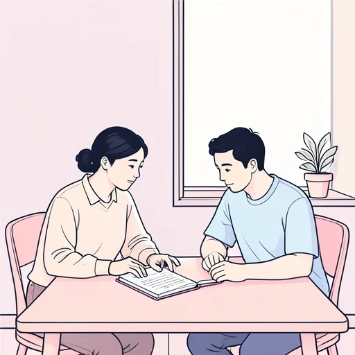 この問題について話しましょう。 - Illustrated Dictionary