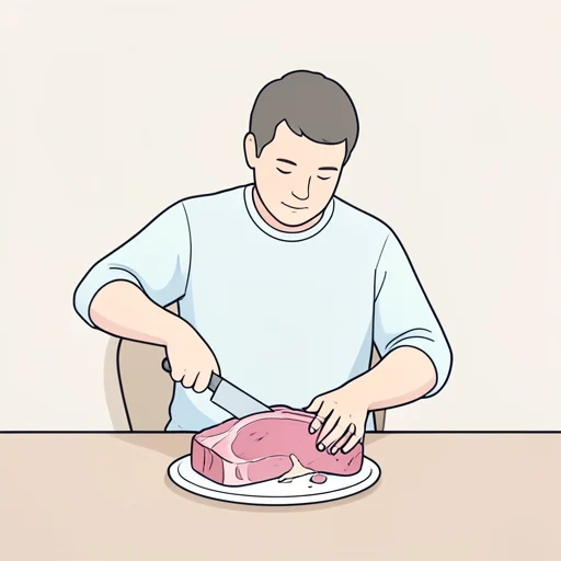 この肉硬い - Bildwörterbuch