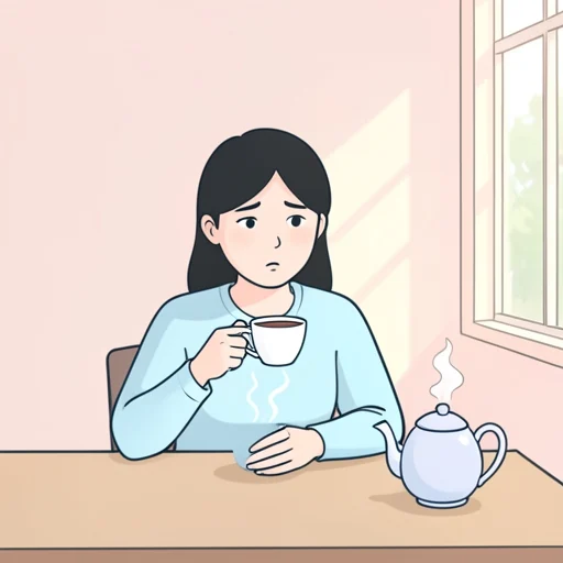 このお茶ちょっと濃すぎない濃いと苦くなるから - Bildwörterbuch