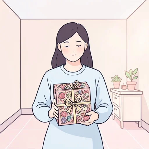 このお菓子は包装が美しい - Bildwörterbuch